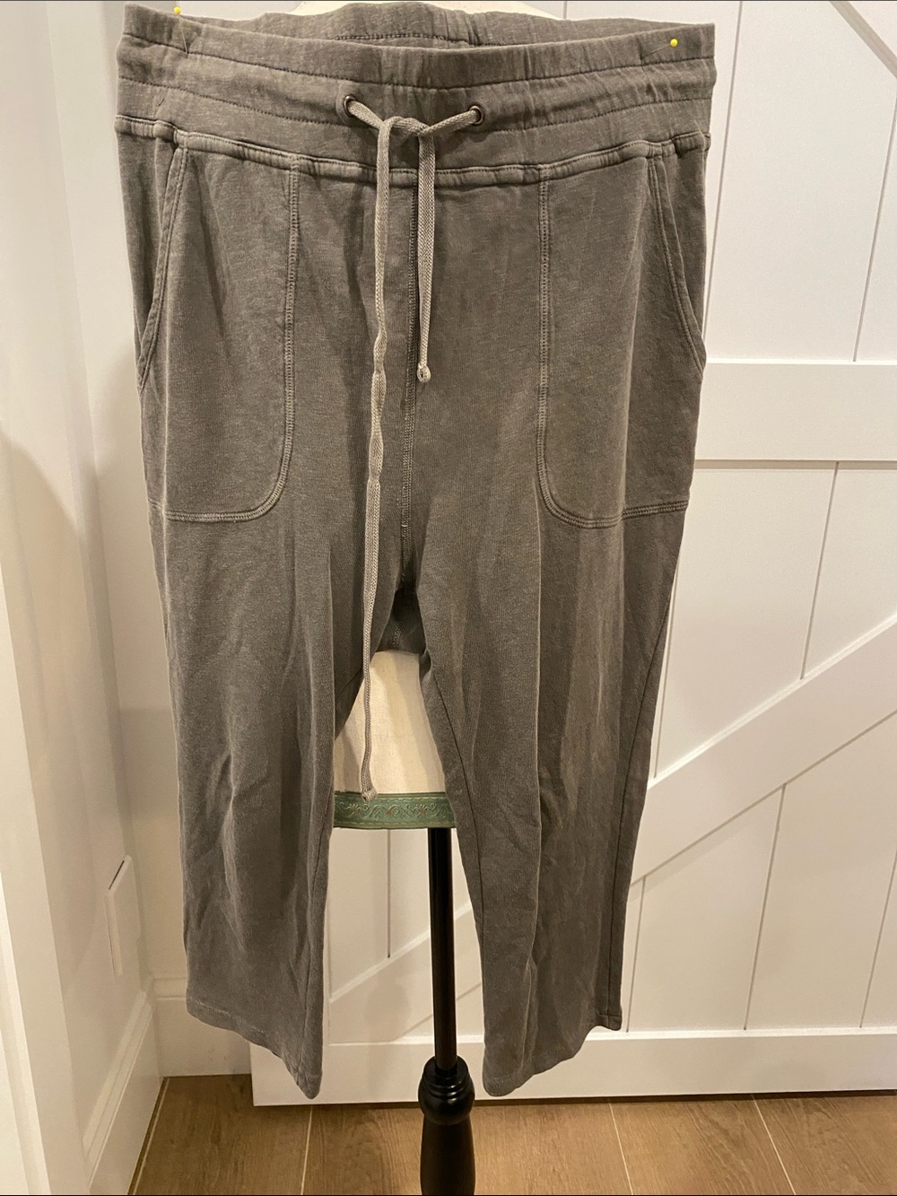 James Perse Gray Drawstring Sweatpants